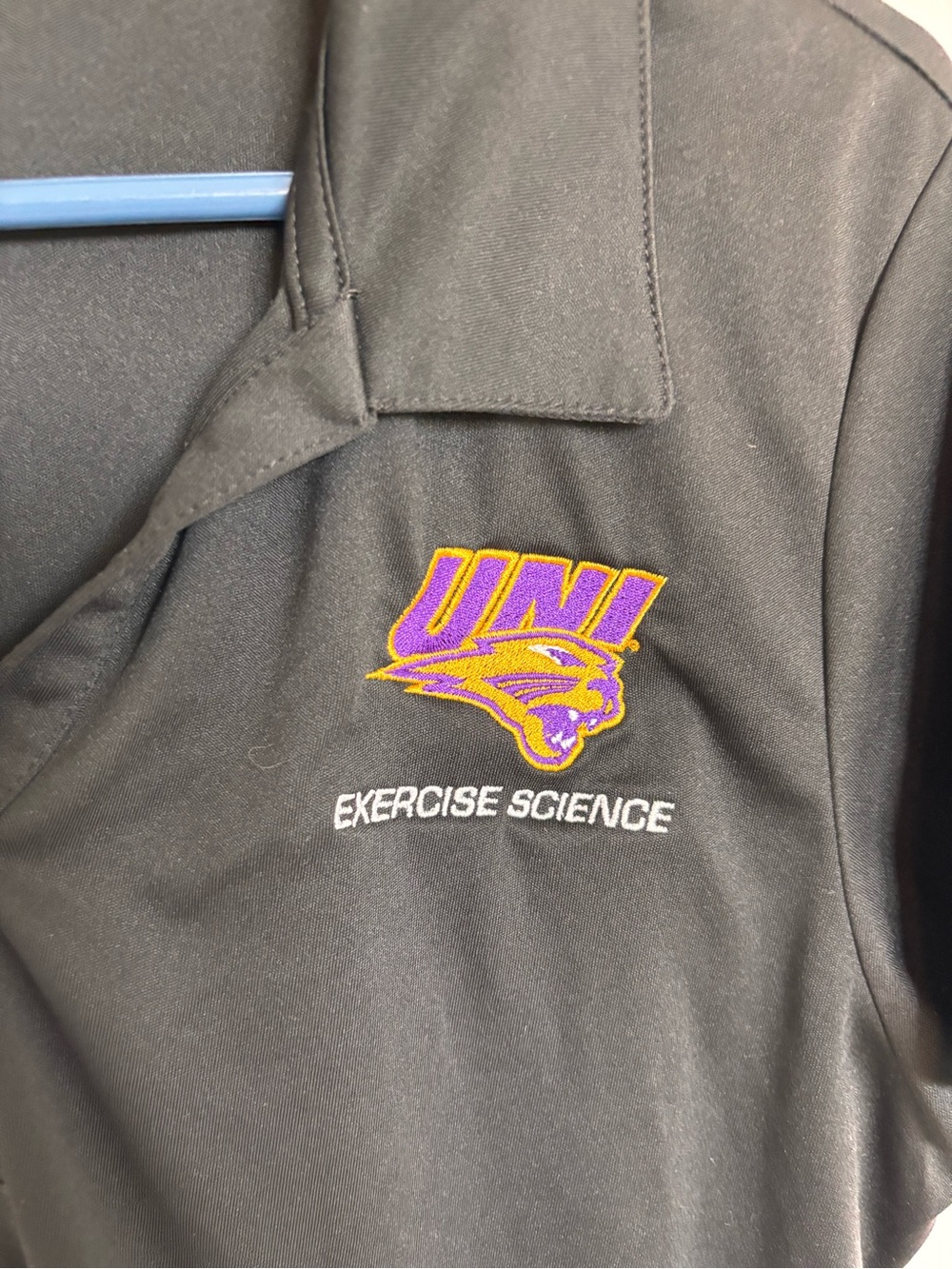 SportsTek Black UNI Exercise Science Polo - Picture 2 of 4